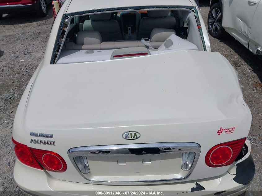 2005 Kia Amanti VIN: KNALD124455055002 Lot: 39917346