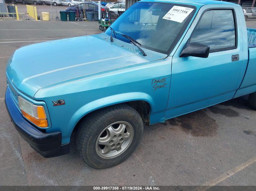 1995 Dodge Dakota VIN: 1B7FL26X1SW942494 Lot: 39917358