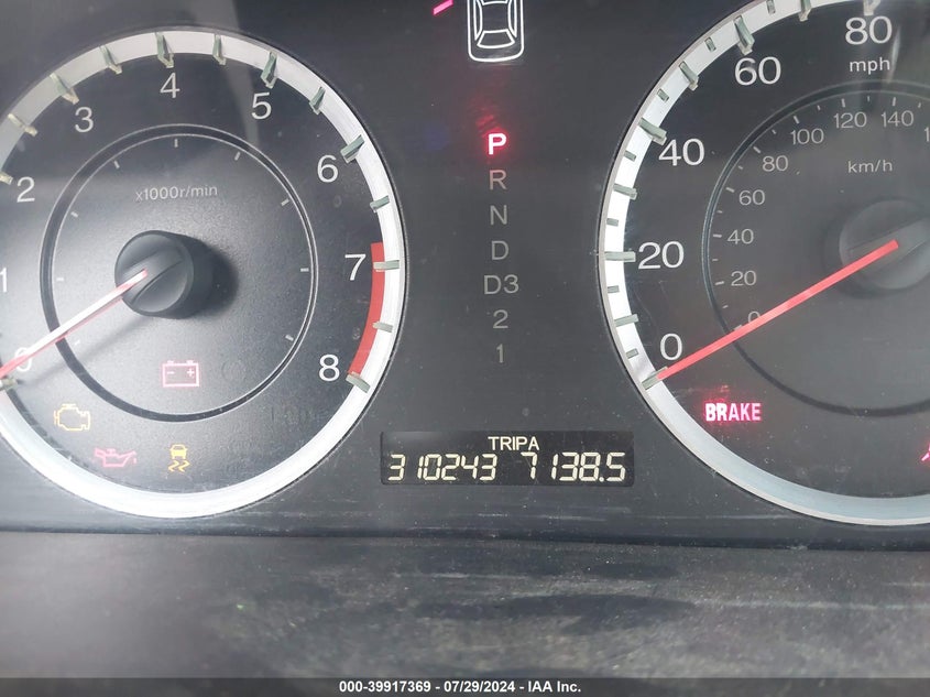 2011 Honda Accord Exl VIN: 1HGCP3F88BA028991 Lot: 39917369