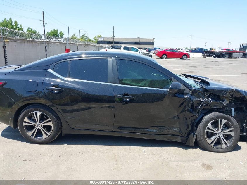 2020 Nissan Sentra Sv Xtronic Cvt VIN: 3N1AB8CV8LY270952 Lot: 39917429