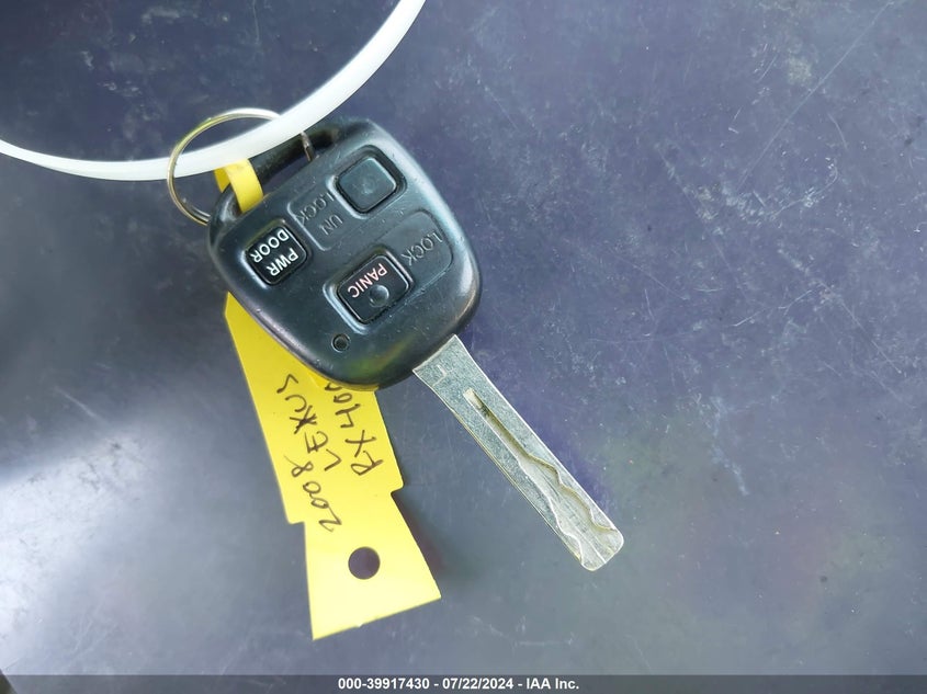 2008 Lexus Rx 400H VIN: JTJGW31U682006186 Lot: 39917430