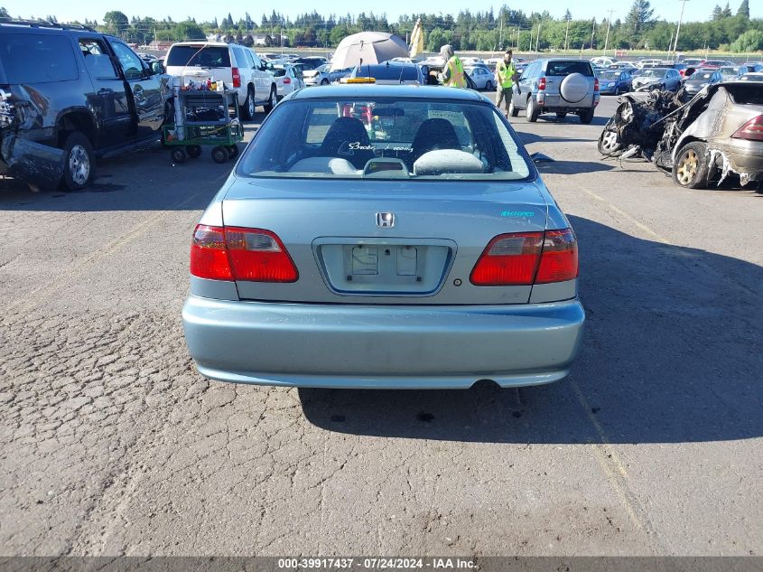 1HGEJ6678XL039407 1999 Honda Civic Lx