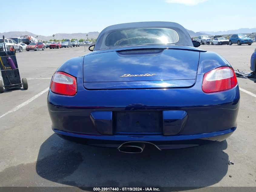 2006 Porsche Boxster VIN: WP0CA29826U710744 Lot: 39917440