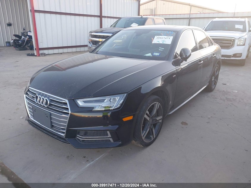 Vin: wauenaf46hn003634, lot: 40404430, audi a4 2.0t premium 20172
