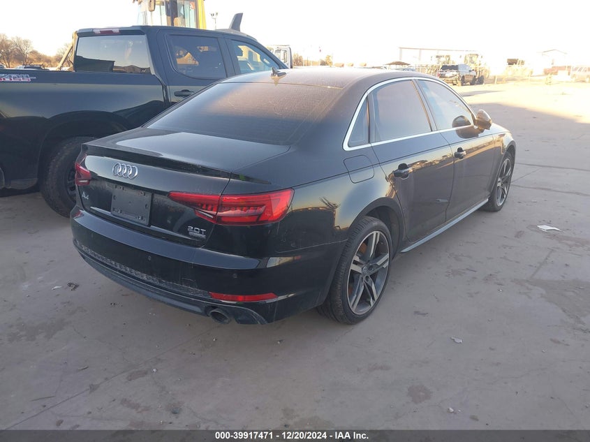Vin: wauenaf46hn003634, lot: 40404430, audi a4 2.0t premium 20174