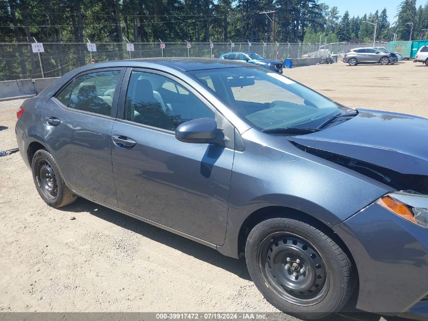 2016 TOYOTA COROLLA LE - 2T1BURHE8GC593558