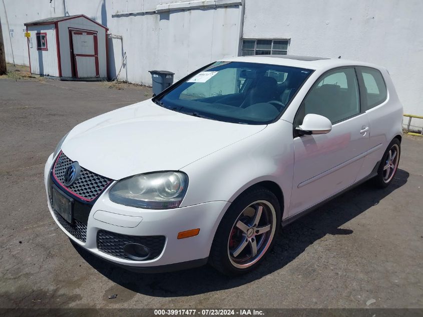 2008 Volkswagen Gti 2-Door VIN: WVWFV71K38W026010 Lot: 39917477