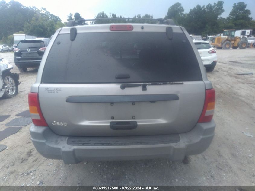 2000 Jeep Grand Cherokee Laredo VIN: 1J4G248S5YC147635 Lot: 39917500