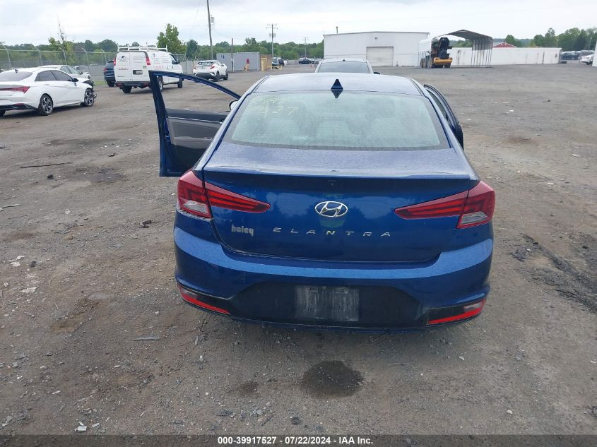 2020 Hyundai Elantra Sel VIN: 5NPD84LF4LH534806 Lot: 39917527