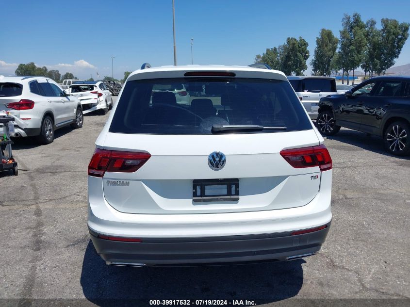 2018 VOLKSWAGEN TIGUAN 2.0T S - 3VV1B7AX0JM109612