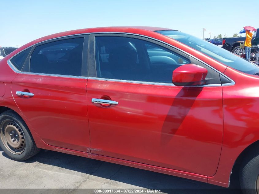 2014 Nissan Sentra Sv VIN: 3N1AB7AP6EY320605 Lot: 39917534