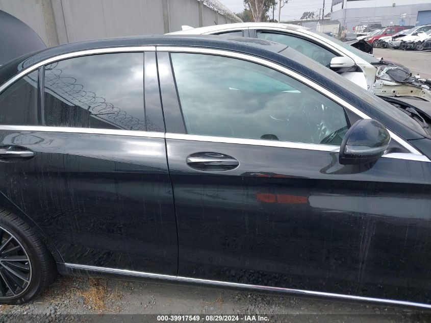 2019 Mercedes-Benz C 300 VIN: 55SWF8DB0KU321316 Lot: 39917549