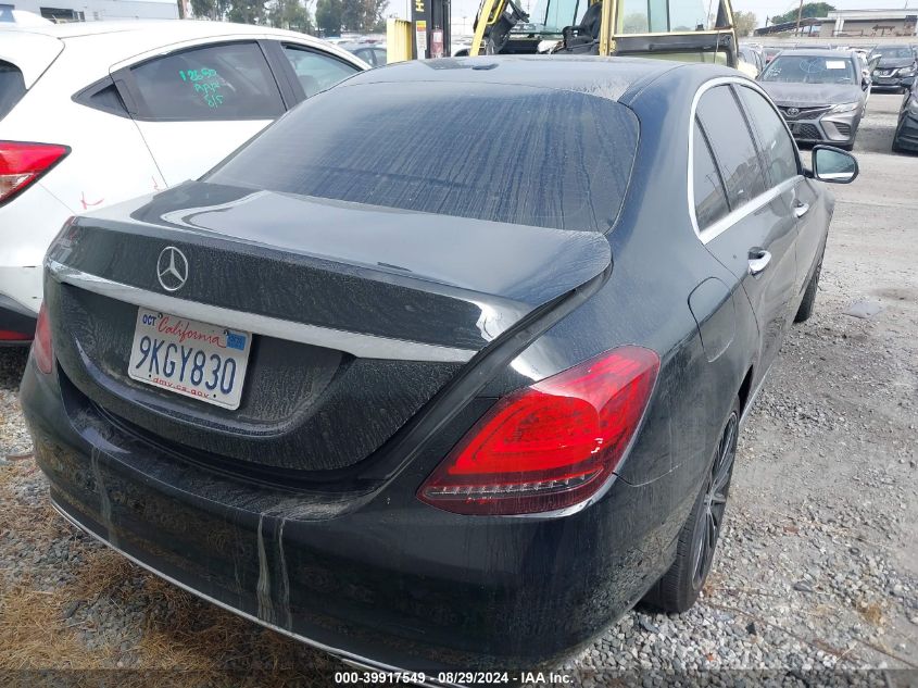 2019 Mercedes-Benz C 300 VIN: 55SWF8DB0KU321316 Lot: 39917549