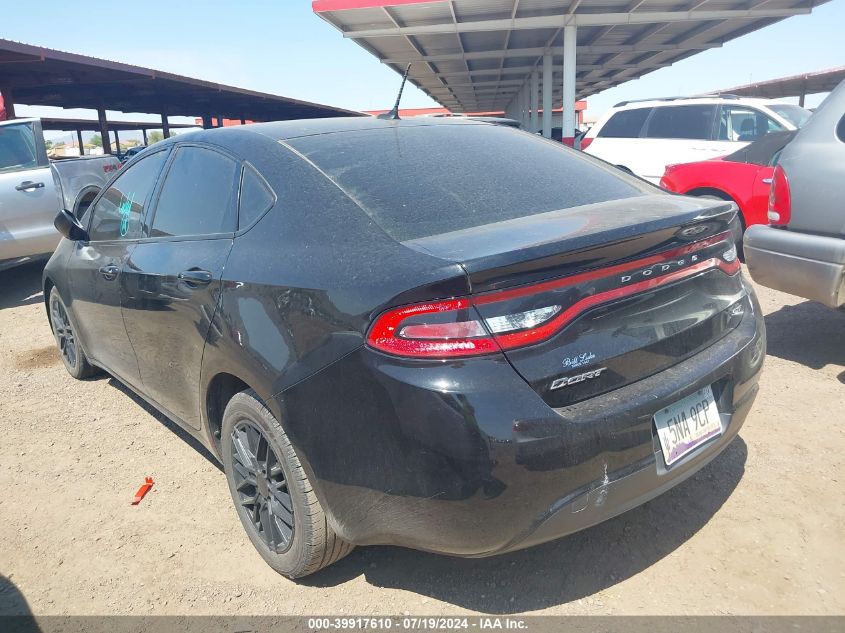 2015 Dodge Dart Sxt VIN: 1C3CDFBB0FD141661 Lot: 39917610