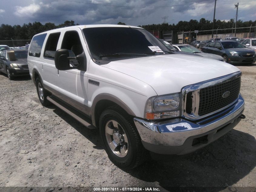 2000 Ford Excursion Limited VIN: 1FMNU42S3YEE15310 Lot: 39917611