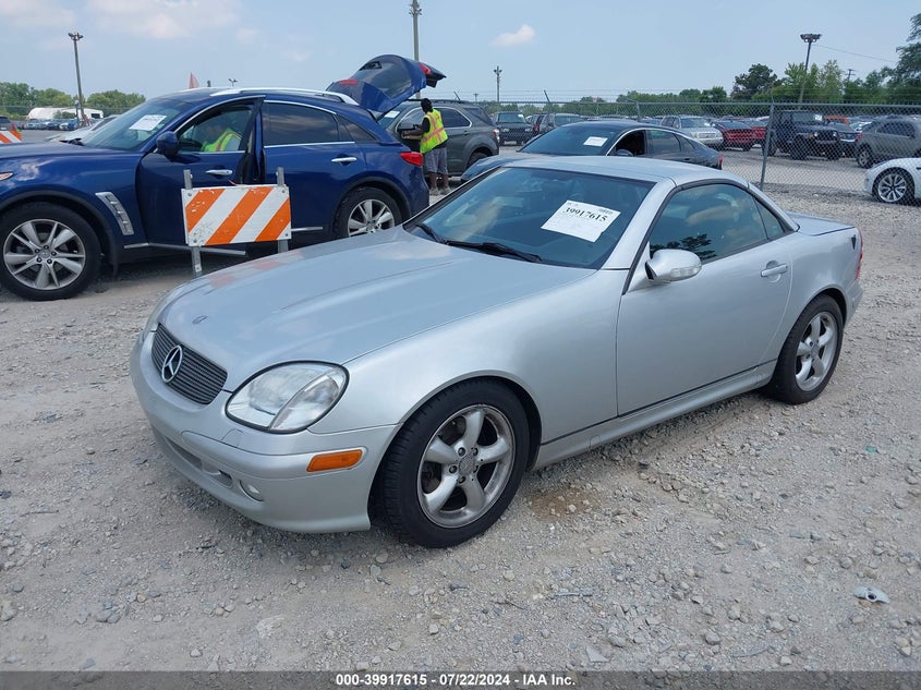 2001 Mercedes-Benz Slk 320 VIN: WDBKK65F01F225406 Lot: 39917615