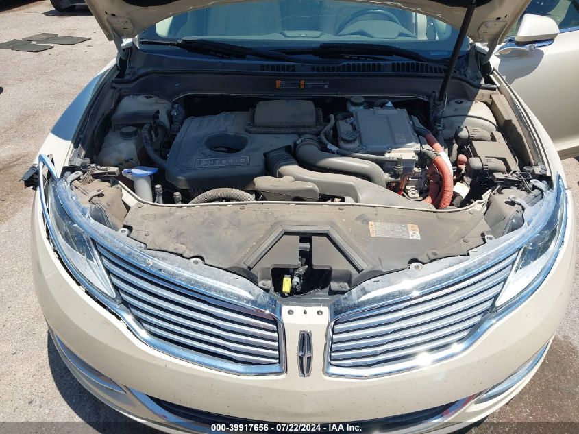 2014 Lincoln Mkz Hybrid VIN: 3LN6L2LU4ER808124 Lot: 39917656