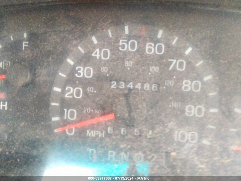 1997 Ford F-150 Lariat/Standard/Xl/Xlt VIN: 1FTDF1869VKB33785 Lot: 39917667