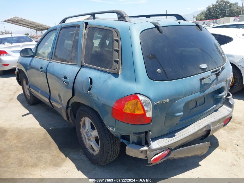 2003 Hyundai Santa Fe Gls/Lx VIN: KM8SC73D23U364047 Lot: 39917669