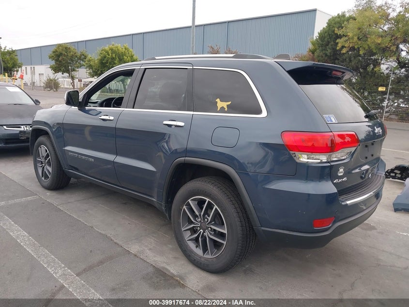 VIN 1C4RJFBG6KC761389 2019 JEEP GRAND CHEROKEE LIMITED 4X4