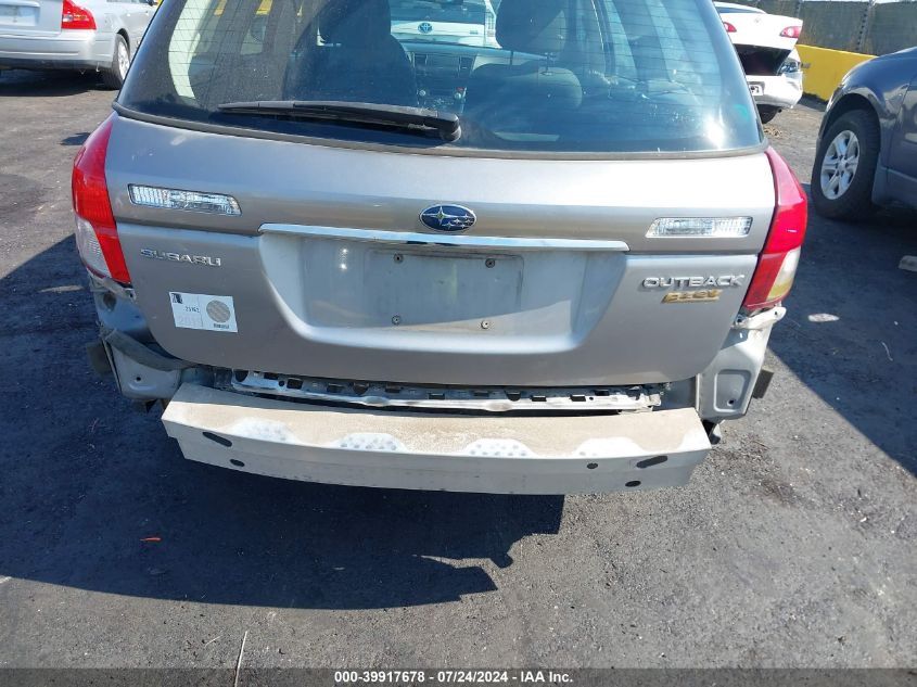 2008 Subaru Outback 2.5I VIN: 4S4BP61C787351339 Lot: 39917678