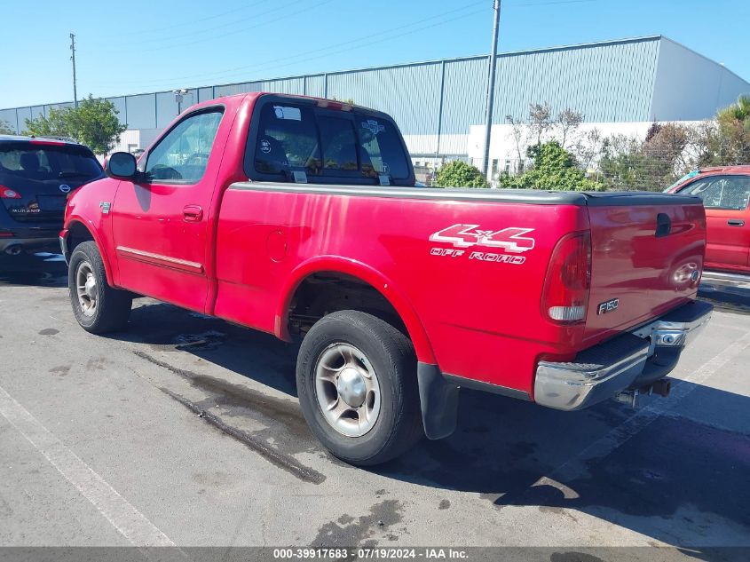 1999 Ford F150 VIN: 1FTRF18L8XKA53599 Lot: 39917683