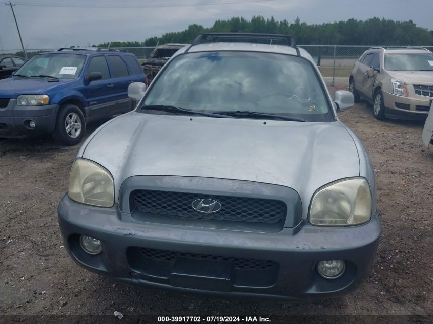 2003 Hyundai Santa Fe Gls/Lx VIN: KM8SC13D93U476194 Lot: 39917702