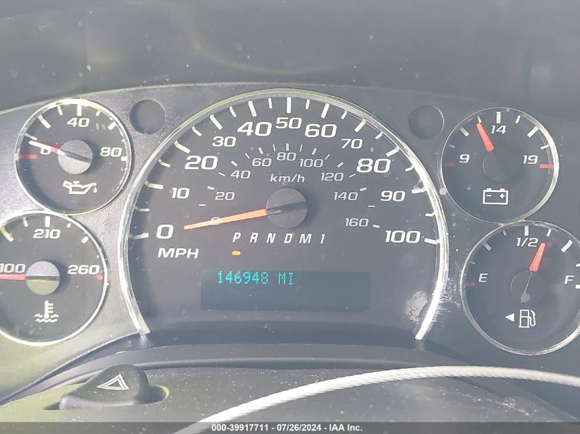 2017 Chevrolet Express 2500 Work Van VIN: 1GCWGAFF9H1142053 Lot: 39917711