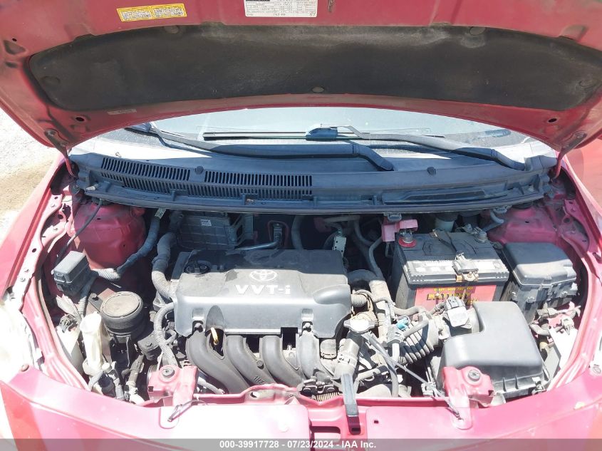 2009 Toyota Yaris VIN: JTDBT903691308750 Lot: 39917728