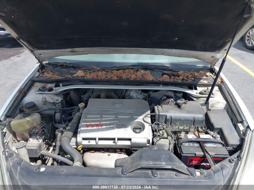 2003 Lexus Es 300 VIN: JTHBF30G930099877 Lot: 39917738