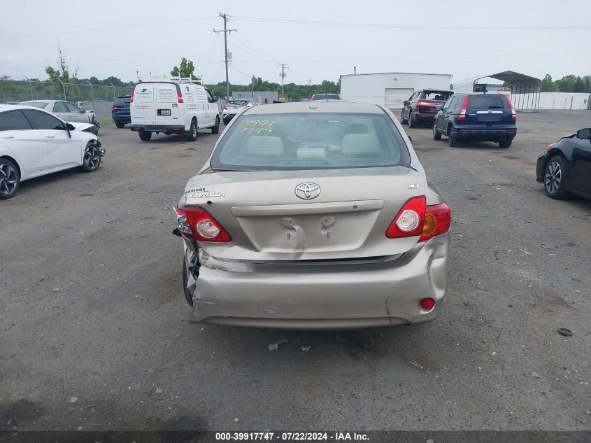 2009 Toyota Corolla Le VIN: 1NXBU40E49Z070201 Lot: 39917747