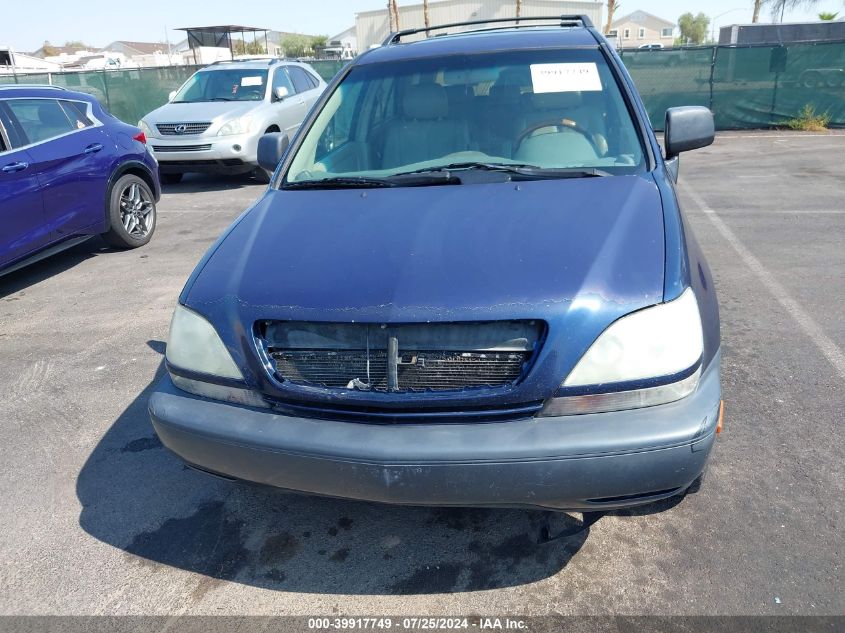 2001 Lexus Rx 300 VIN: JTJHF10U010189502 Lot: 39917749