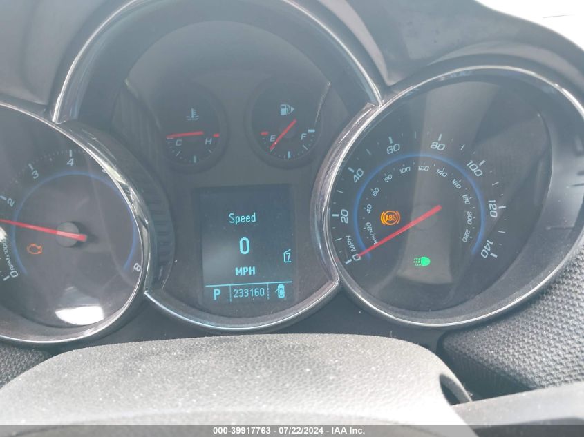 2011 Chevrolet Cruze 1Lt VIN: 1G1PF5S92B7217817 Lot: 39917763