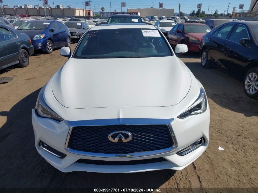 2020 Infiniti Q60 Luxe Awd VIN: JN1EV7EL6LM380500 Lot: 39917781