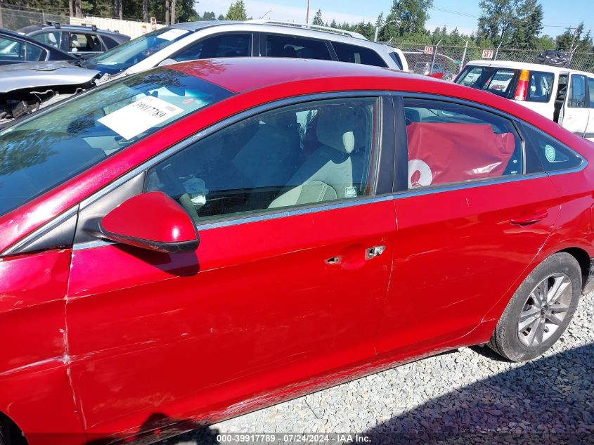 2017 Hyundai Sonata Se VIN: 5NPE24AF5HH575221 Lot: 39917789