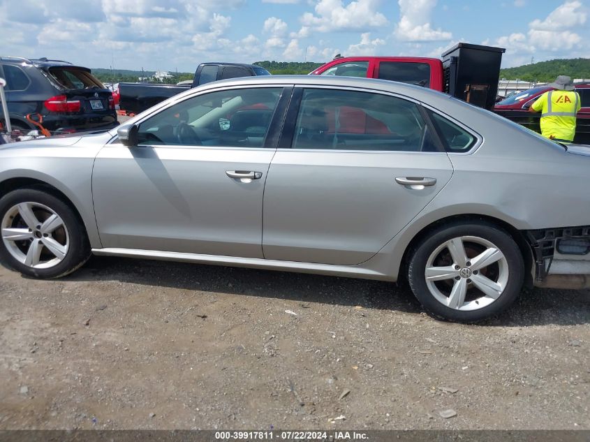 1VWBP7A32DC137688 2013 Volkswagen Passat 2.5L Se