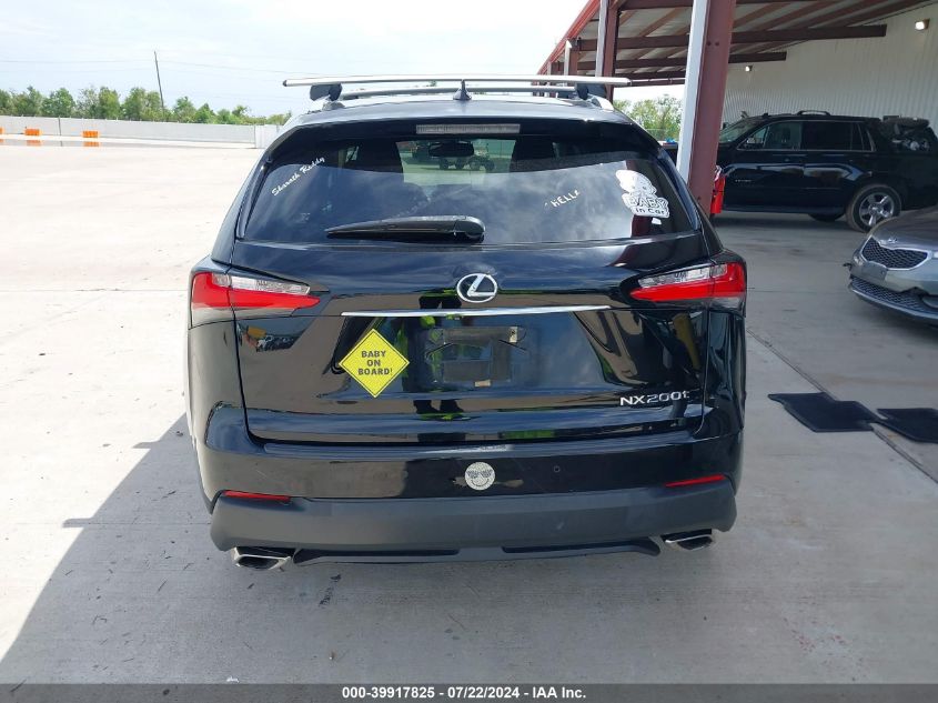 2016 Lexus Nx 200T VIN: JTJBARBZ5G2084771 Lot: 39917825