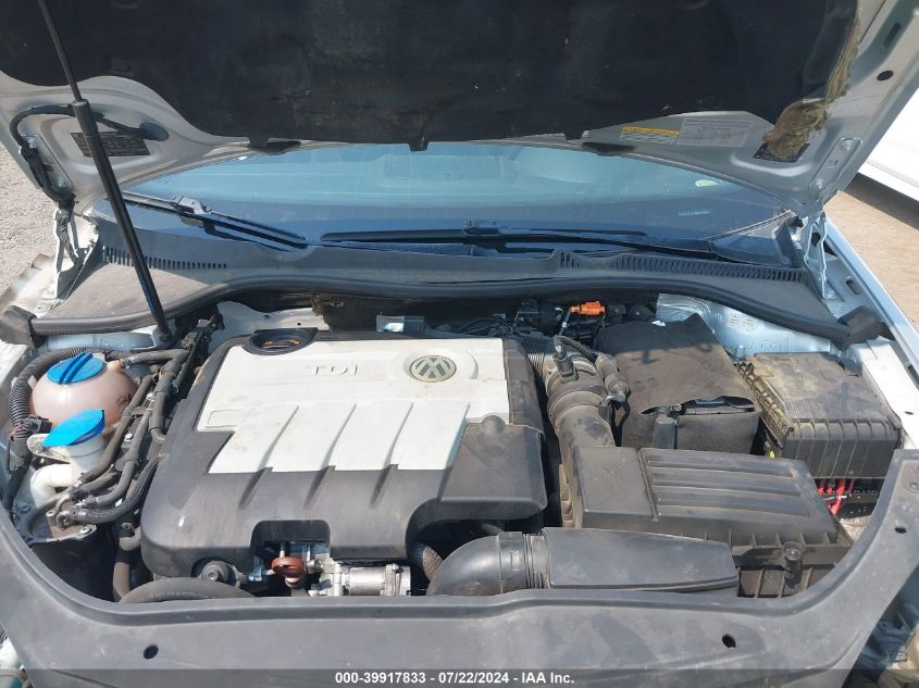 2009 Volkswagen Jetta 2.0L Tdi VIN: 3VWTL71K19M291869 Lot: 39917833