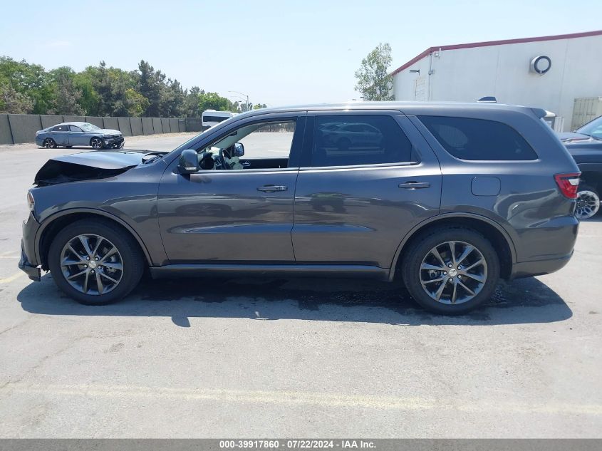 2017 Dodge Durango Gt Rwd VIN: 1C4RDHDG1HC896644 Lot: 39917860