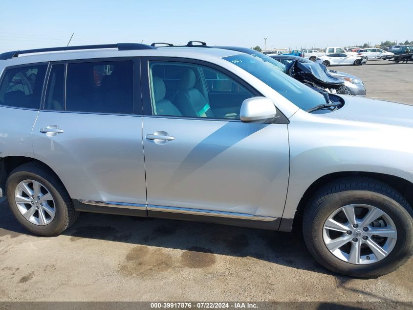 2012 Toyota Highlander Se V6 VIN: 5TDZK3EH4CS051195 Lot: 39917876