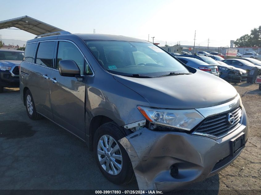 2014 Nissan Quest S VIN: JN8AE2KP3E9105201 Lot: 39917893