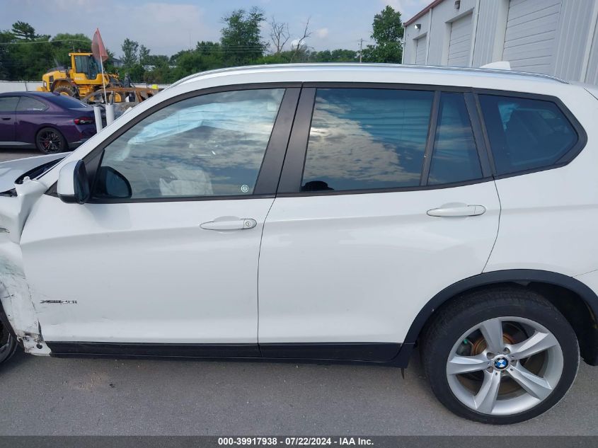 2017 BMW X3 xDrive28I VIN: 5UXWX9C35H0W78916 Lot: 39917938