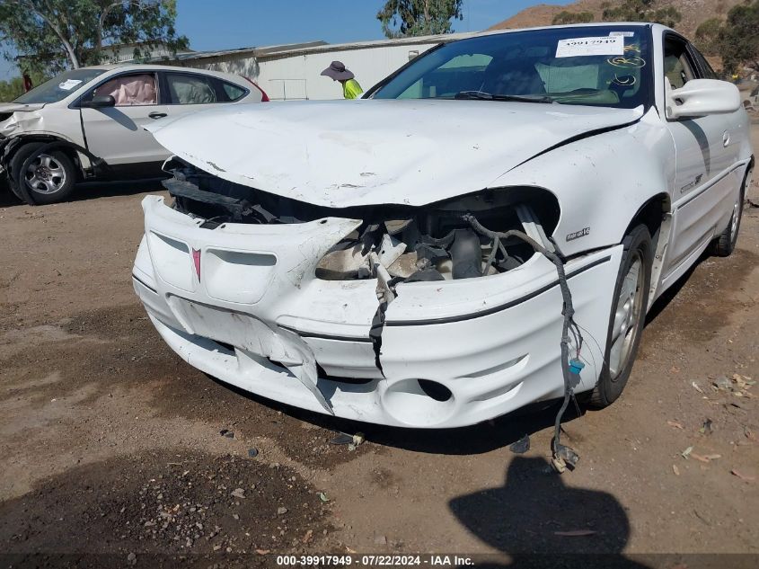 2000 Pontiac Grand Am Gt VIN: 1G2NW12E8YM796590 Lot: 39917949