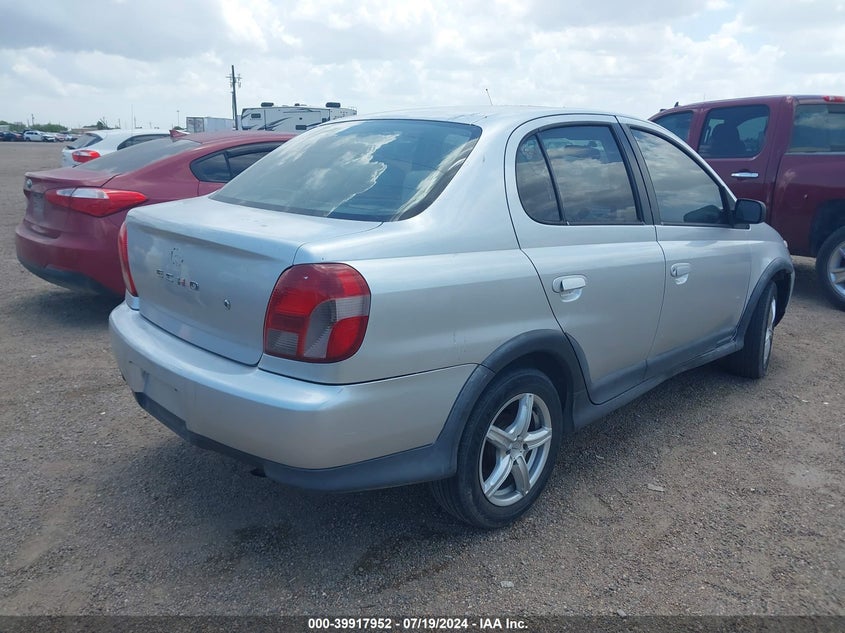 2000 Toyota Echo VIN: JTDBT1238Y0010722 Lot: 39917952