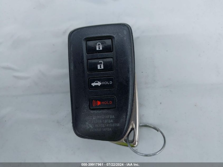 2016 Lexus Is 200T VIN: JTHBA1D27G5036769 Lot: 39917961