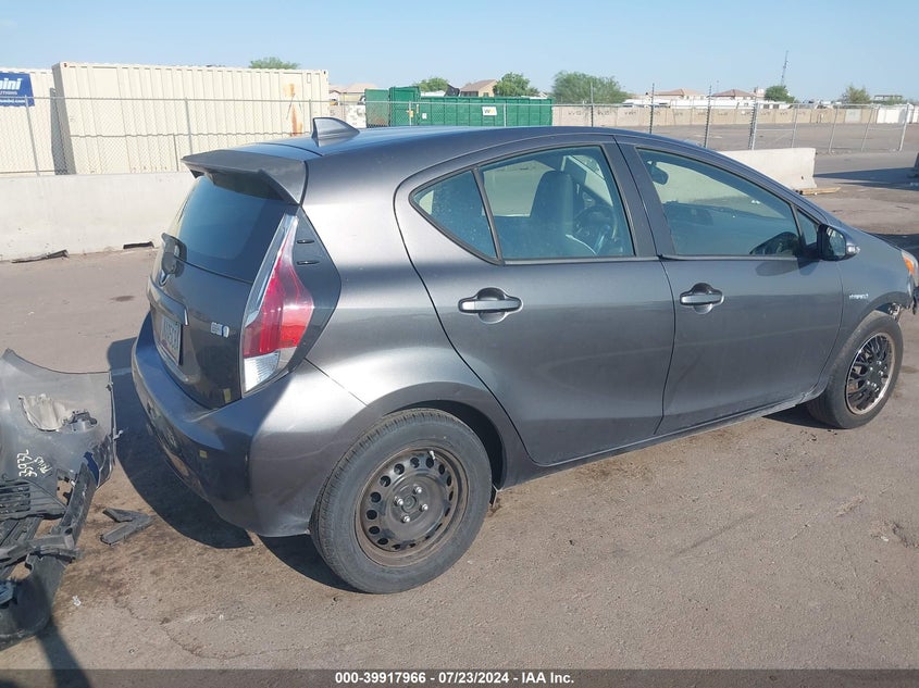 2015 Toyota Prius C One VIN: JTDKDTB33F1112218 Lot: 39917966