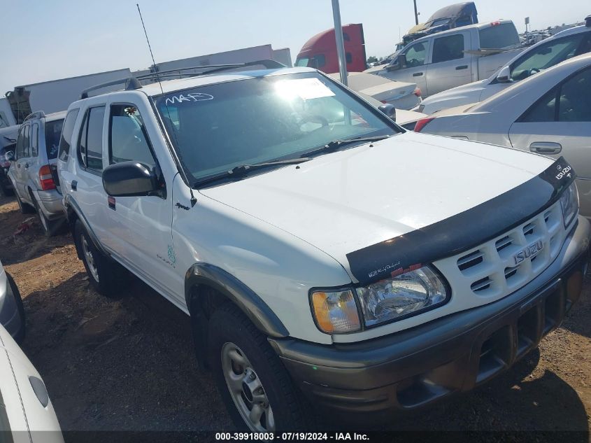 2002 Isuzu Rodeo S/Ls/Lse VIN: 4S2CK58W224326556 Lot: 39918003