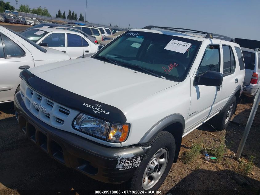 2002 Isuzu Rodeo S/Ls/Lse VIN: 4S2CK58W224326556 Lot: 39918003