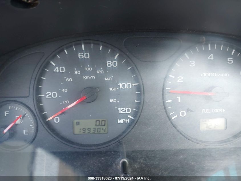 2001 Subaru Forester S VIN: JF1SF65691H767541 Lot: 39918023