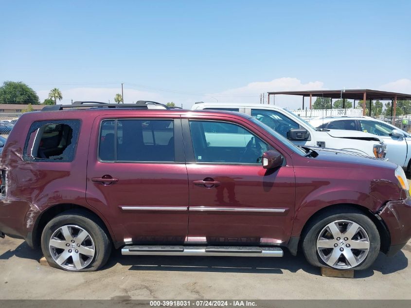 2015 Honda Pilot Touring VIN: 5FNYF4H90FB066408 Lot: 39918031